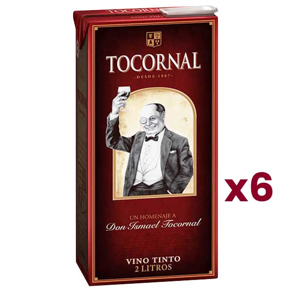 VINO TOCORNAL TTO 11,5º 2 LT. TETRA. X 6. 1
