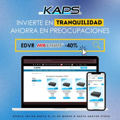 Promocion: 40% de descuento en EDVRS Hikvision!