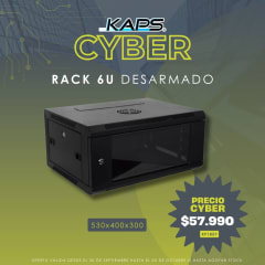 Encuentra el Rack de 6U económico y versátil en KAPS