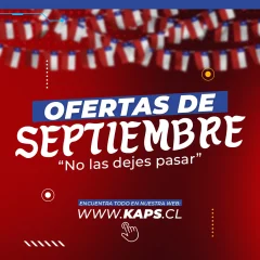 Ofertas de Septiembre KAPS: ¡Precios especiales por tiempo limitado!