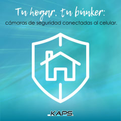 Tu hogar, tu búnker: cámaras de seguridad conectadas al celular.