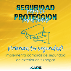 ¡Prioriza tu seguridad! Implementa cámaras de seguridad de exterior en tu hogar