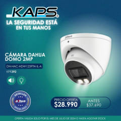 Dahua Domo 2MP: Toma el control de tu seguridad