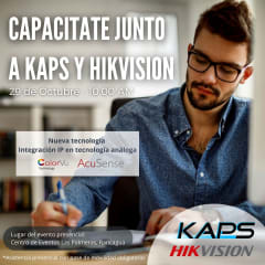 CAPACITATE JUNTO A KAPS Y HIKVISION