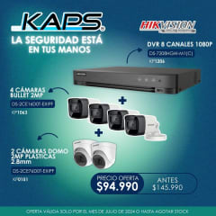Kit de vigilancia Hikvision de 6 Cámaras