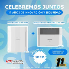Oferta especial por aniversario: Kit de alarma Hikvision