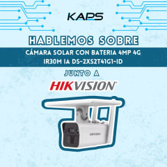Cámara solar Hikvision 4G DS-2XS2T41G1-ID: la seguridad que necesitas sin cables