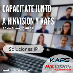 Capacitación: Camaras de Seguridad IP Kaps - Hikvision