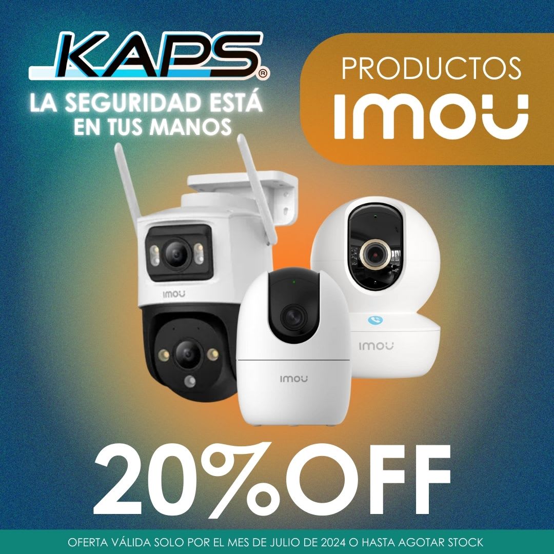 Aprovecha el 20% de descuento en IMOU en JULIO