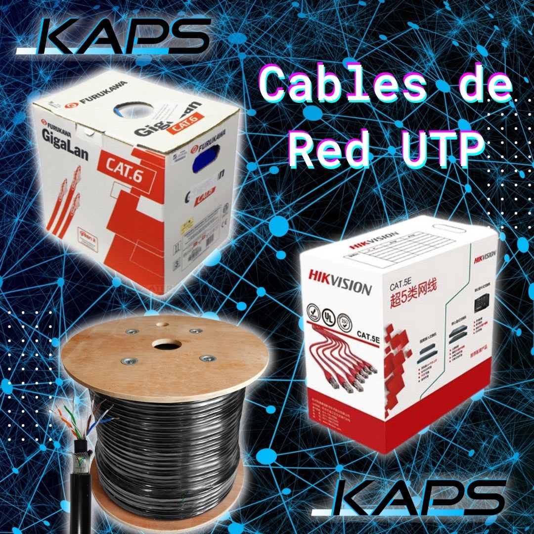 Venta de Cable de Red UTP en caja y por Metros.