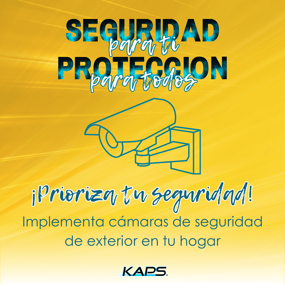 ¡Prioriza tu seguridad! Implementa cámaras de seguridad de exterior en tu hogar