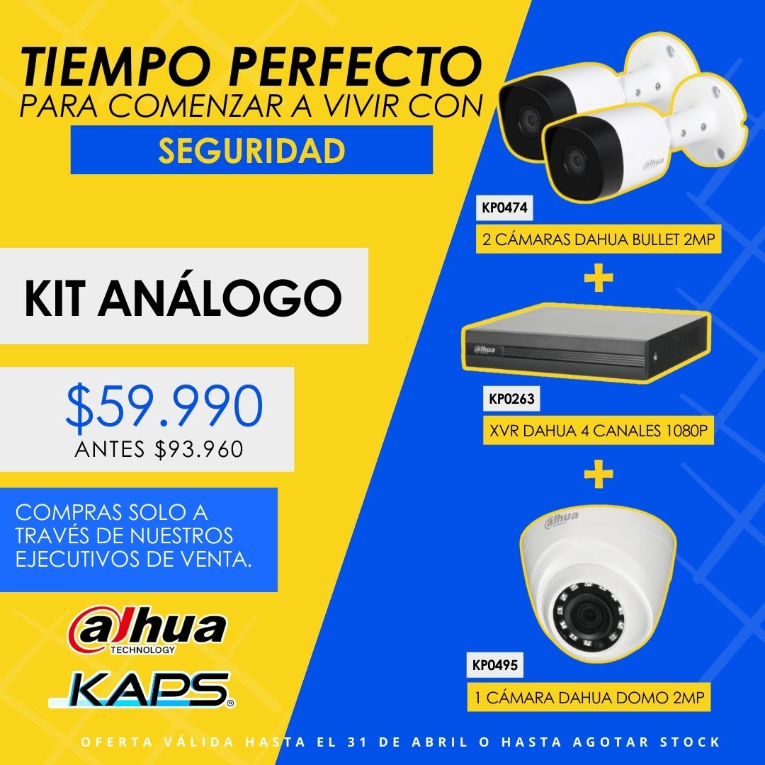 KAPS presenta nuevos kits de Dahua 