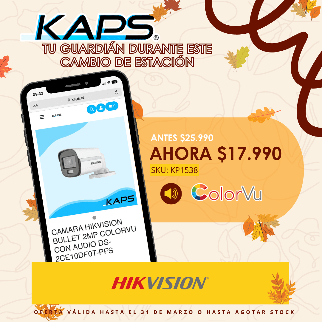  Seguridad a todo color con la DS-2CE10DF0T-PFS