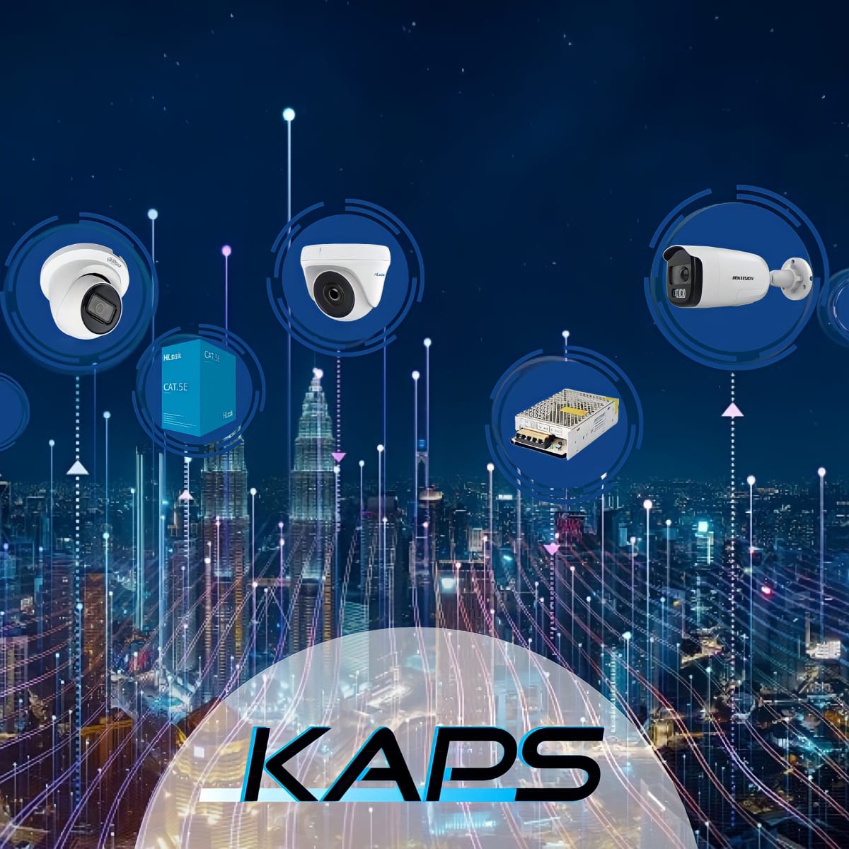 KAPS CAMARAS DE SEGURIDAD ACCESORIOS HERRAMIENTAS