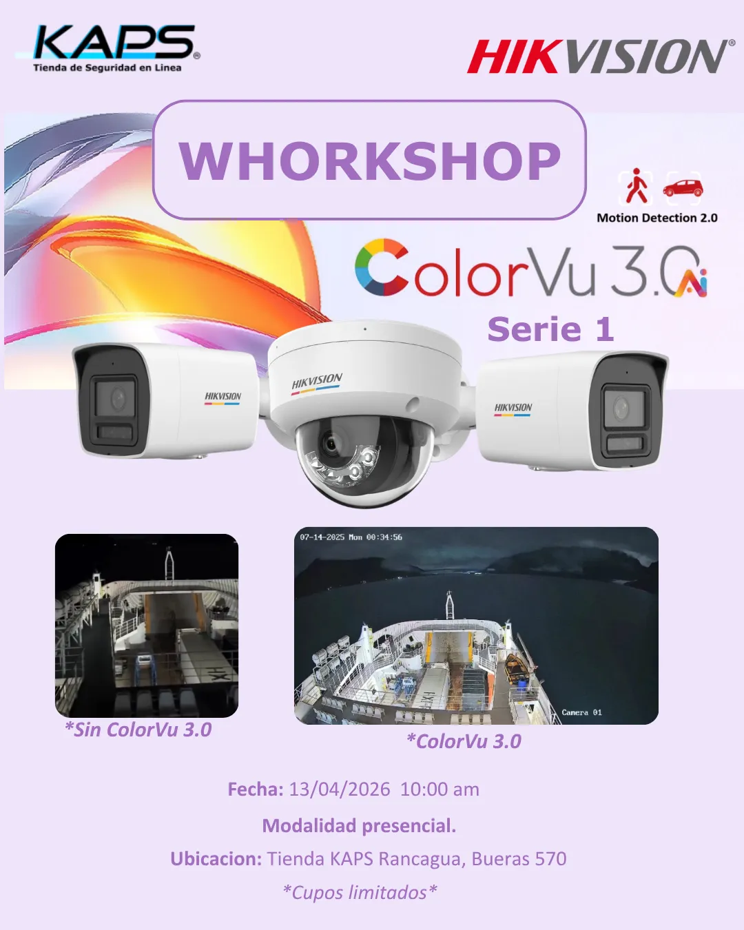 Capacitaciones y Certificaciones de Seguridad Electrónica en Rancagua KAPS ABRIL 2026