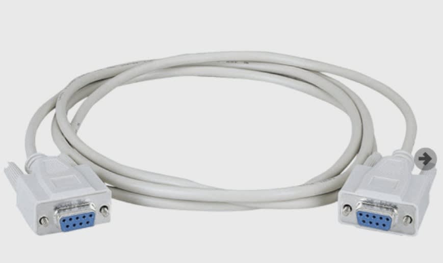CABLE PUERTO SERIAL STRAIGTH HEMBRA-HEMBRA 150CM SERIAL RS232 DB9-1HH ...