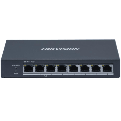 Switch Gigabit Hikvision de 8 puertos con 4 POE+ DS-3E0508P-O1