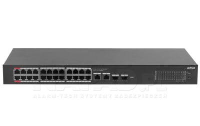 SWITCH DAHUA L2 CLOUD 24P POE EXT GIGA + 2P GIGA 240W DH-CS4228-24GT-2401
