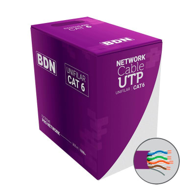 CABLE UTP CAT6 BDN VIOLETA 100% COBRE LSZH 23AWG BDN-6VETL1