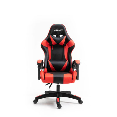 SILLA GAMER MEDIUM LVL UP COLOR NEGRO ROJO LU7792