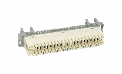 REGLETA CON DESCONEXION TELEF BLANCA 10 PARES KRONE10PC1