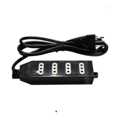 ZAPATILLA ELECTRICA NEGRA 1.5MT 4 ENCHUFES 	ME-204B11