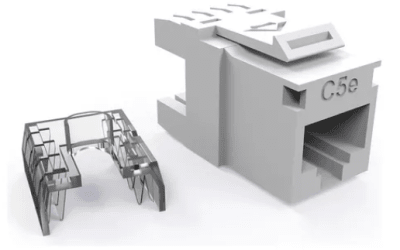 MODULO HEMBRA CAT5E BLANCO FWA1