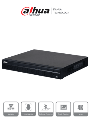 NVR DAHUA 32 CANALES 16P POE 2HDD DHI-NVR4232-16P-4KS32