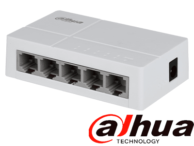SWITCH DAHUA 5 PUERTOS 10/100 MBPS NO ADMINISTRABLE DH-SF1005L1