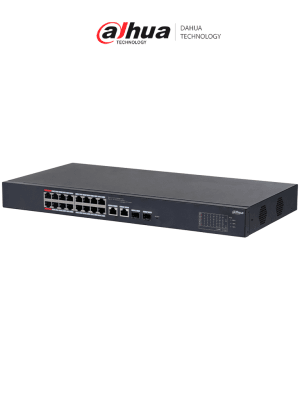 SWITCH DAHUA 16 PUERTOS POE DH-CS4218-16ET-1351