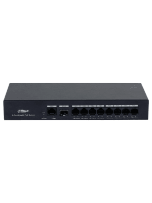 SWITCH DAHUA 8 PUERTOS POE DH-PFS3110-8GT-65V1