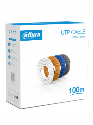CABLE DAHUA CAT5E INTERIOR BLANCO COBRE 100MTS DH-PFM920I-5EU-U-1001