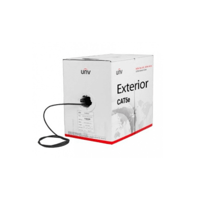 CABLE UTP EXTERIOR CAT5E 100% COBRE UNV 305m Cable Negro CAB-LC2110B-IN1