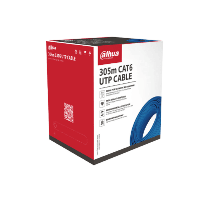 CABLE UTP CAT6 INTERIOR 100% COBRE DAHUA AZUL DH-PFM920I-6UN-C-A1