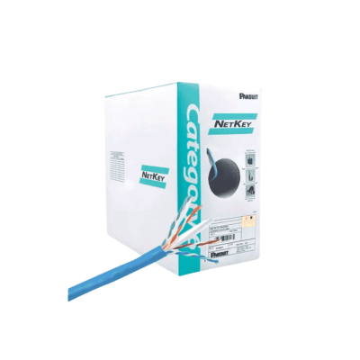 CABLE UTP CAT6 INTERIOR 100% COBRE AZUL 24AWG PANDUIT NUC6C04BU-FE1
