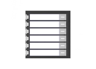 MODULO ESTACION DE PUERTA 6 BOTONES HIKVISION DS-KD-KK1