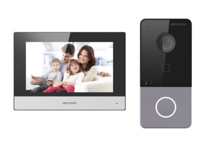 KIT VIDEO PORTERO IP HIKVISION DS-KIS603-P(B)1