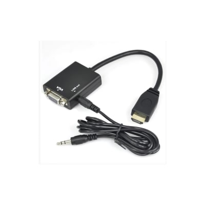 ADAPTADOR VGA A HDMI 25CM CON SONIDO1