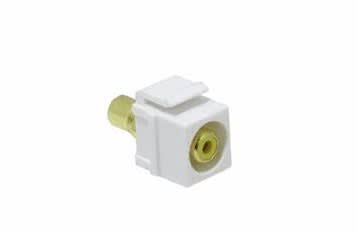 CONECTOR RCA HEMBRA /HEMBRA BLANCO KRCML1