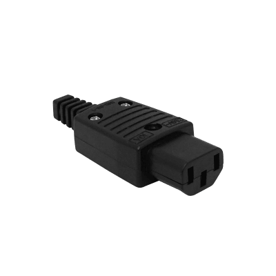 ENCHUFE HEMBRA C13 10A NEGRO CHV1