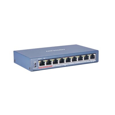 SWITCH HIKVISION 8 PUERTOS POE NO ADMINISTRABLE DS-3E0109P-E/M(B)1