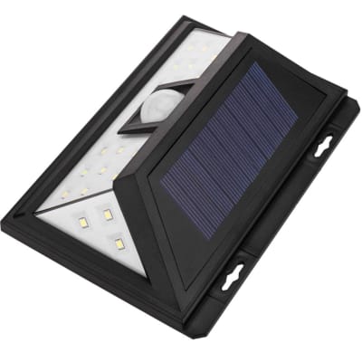 FOCO PANEL SOLAR 44 LED C/SENSOR P/PARED1