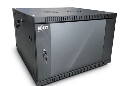 RACK NEXXT 6U FIJO A PARED CON VENTILADOR 600X450MM1