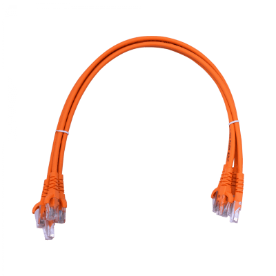 CABLE PATCH CAT6 30CM NARANJO 4 UNIDADES CP6B-03-41