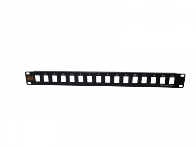 PATCH PANEL 1U 16 PUERTOS DESCARGADO PP116L1
