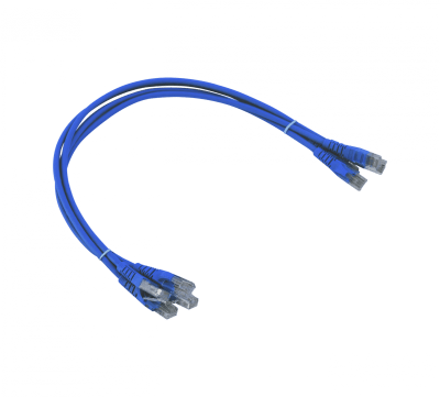 CABLE PATCH CAT6 AZUL 4UN INYECTADO 50CM CP6A-05-41