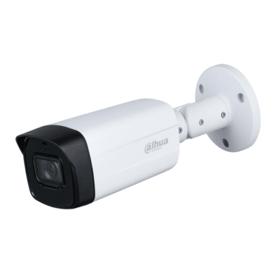 CÁMARA DAHUA BULLET 4MP IR80 CON AUDIO DH-HAC-HFW2401TN-I8-A1