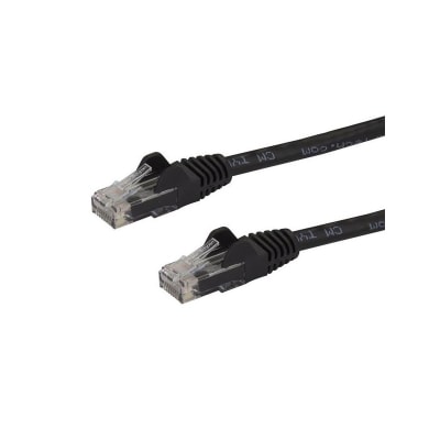 CABLE PATCH CAT6 50CM NEGRO 4 UNIDADES1