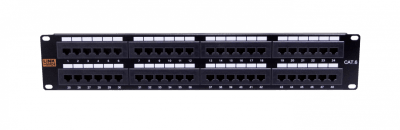 PATCH PANEL LINKMADE 48 PUERTOS CAT6 CARGADO1