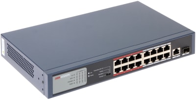 SWITCH HIKVISION 16P POE +1G+1SFP DS-3E0318P-E/M1